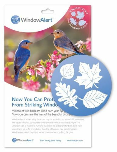 Window Alert Leaf Medley Wild Bird Protection, Lot Of 2 Packages Of 4 Each......