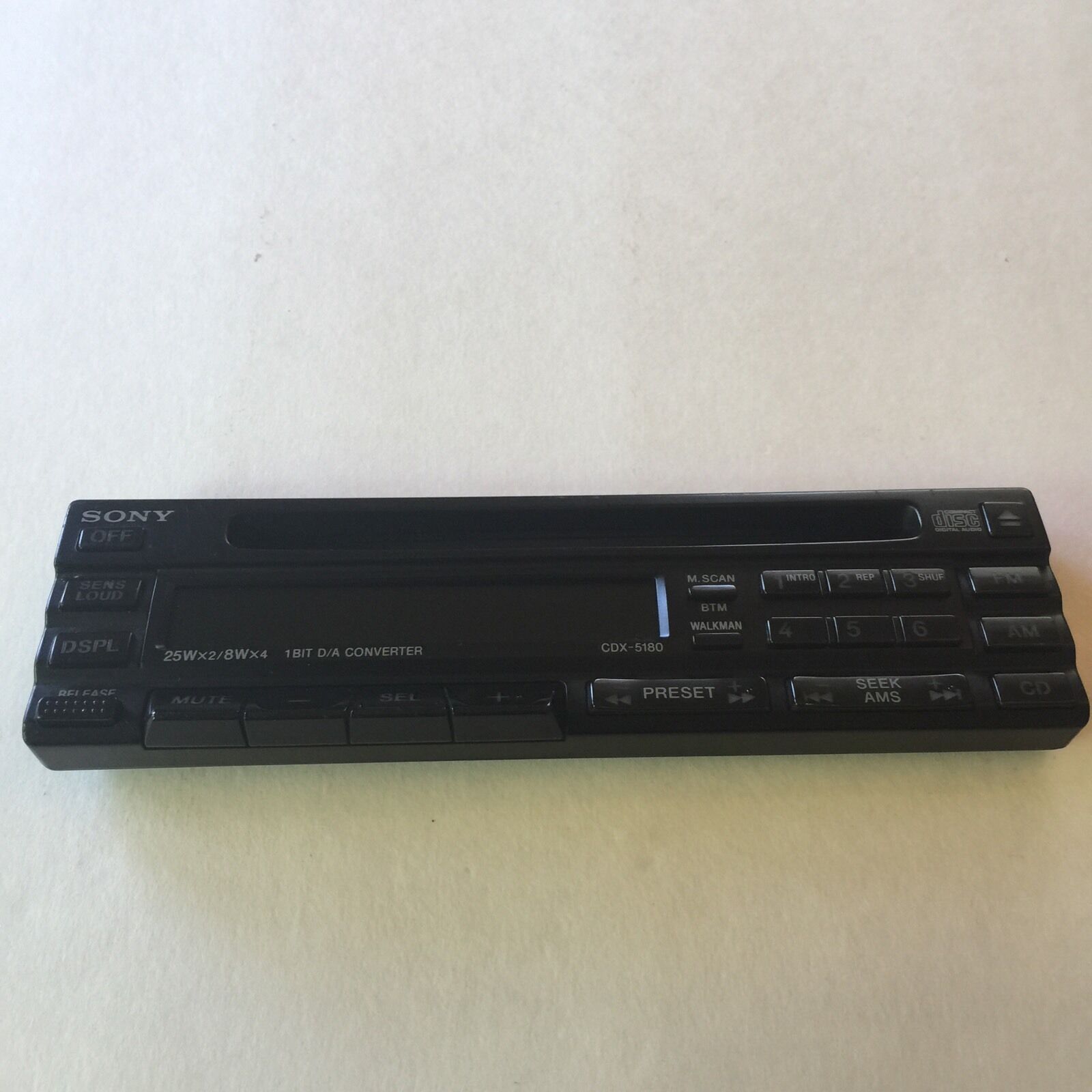 Sony Cdx-5180 Stereo Faceplate Only!!
