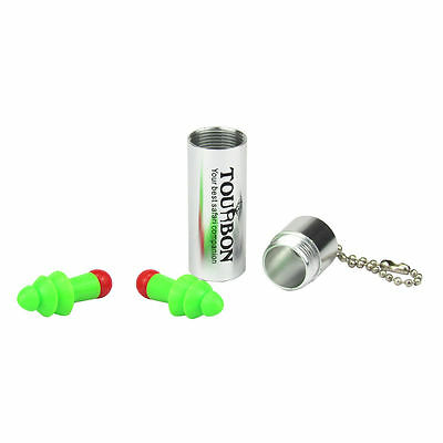 Tourbon Hearing Protection Ear Plugs Noise Reducer Riding Shooting W/carry Case