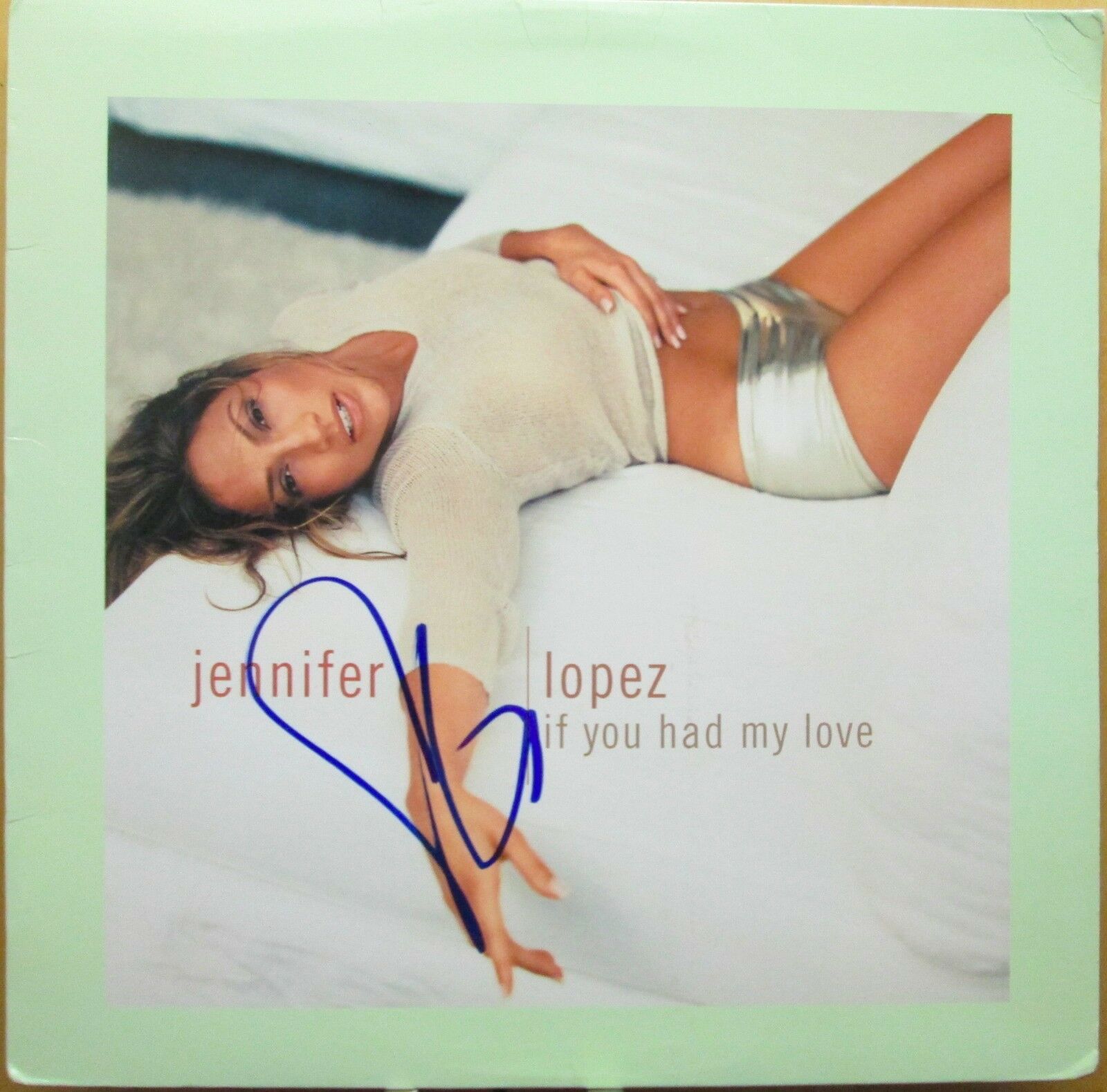 Jennifer Lopez Signed If You Had My Love 12" Lp