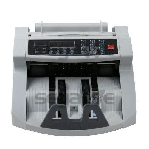 Money Bill Counter Machine Cash Counting Counterfeit Detector Uv Mg Bank Checker