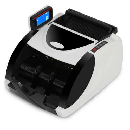 Money Counter Bill Cash Currency Counting Machine Uv Mg Counterfeit Detector Usd