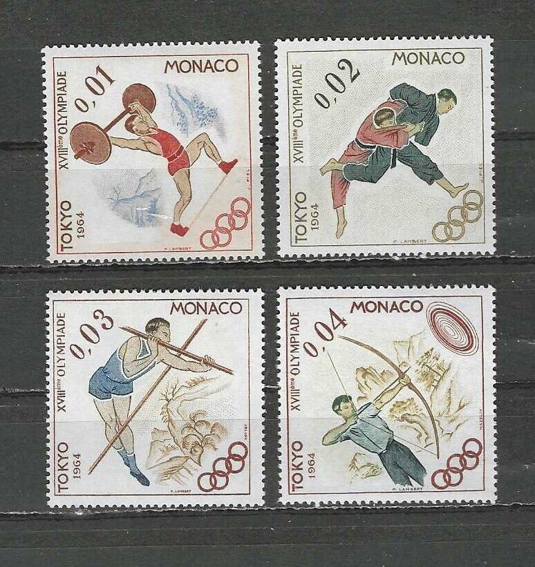 Seychelles , Japan , 1964 , Olympics , Set Of 4 Stamps , Perf , Mnh