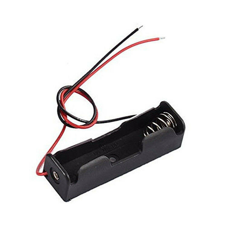 Battery Holder Case Box With 6" Wire Leads For 1x Aa Battery 1.5v Us