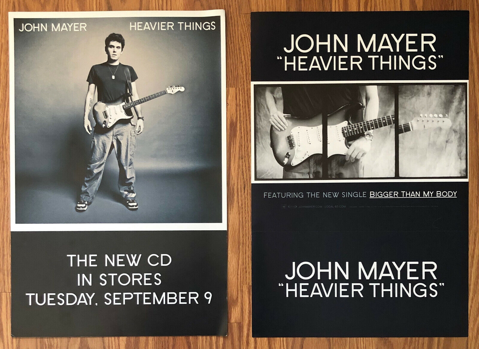 John Mayer Double Sided Promotional Poster 2003