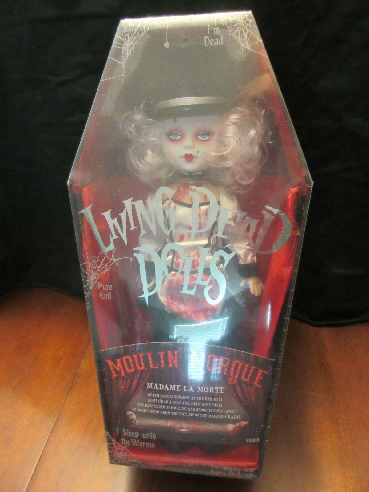 Living Dead Dolls Series 33 Madame La Morte Unopened New In Box Moulin Morgue
