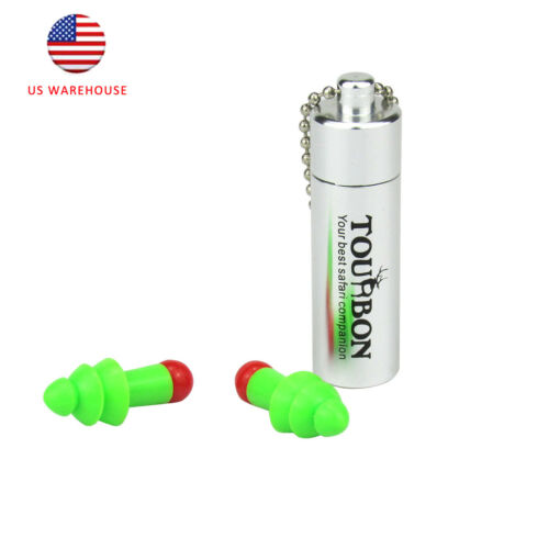 Tourbon Hearing Protection Noise Reduction Ear Plugs Hunting Shooting Cycling