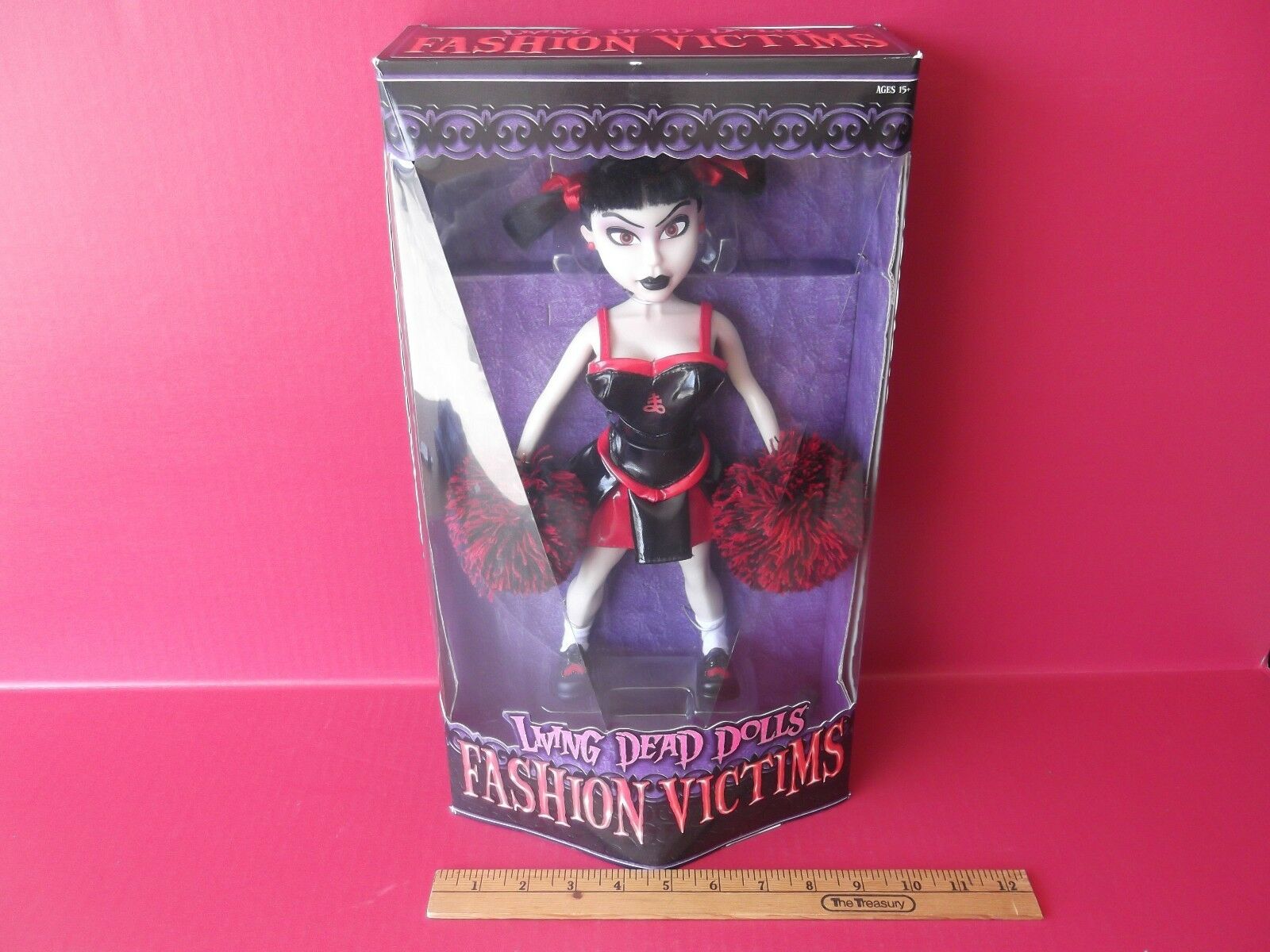 Mezco Lining Dead Doll Fasion Victims Sexy Creepy Kitty 12"in Doll 2 Outfits