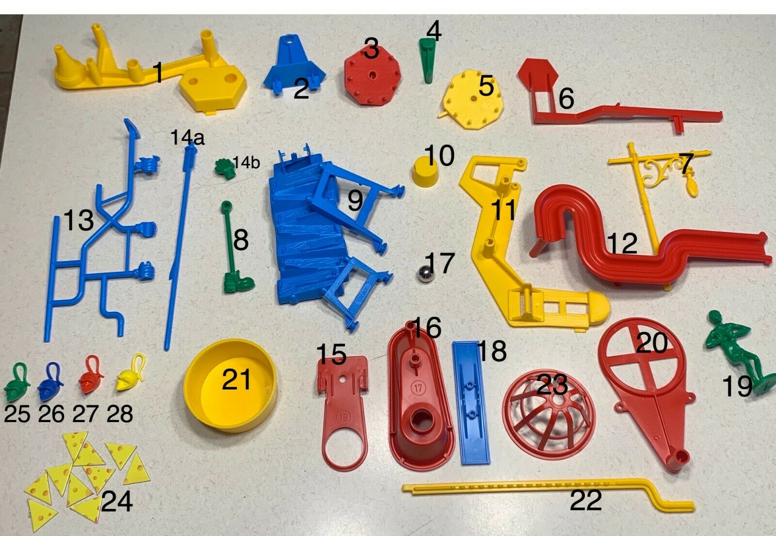 Mouse Trap Game Parts Only You Pick The Replacement Piece 2005