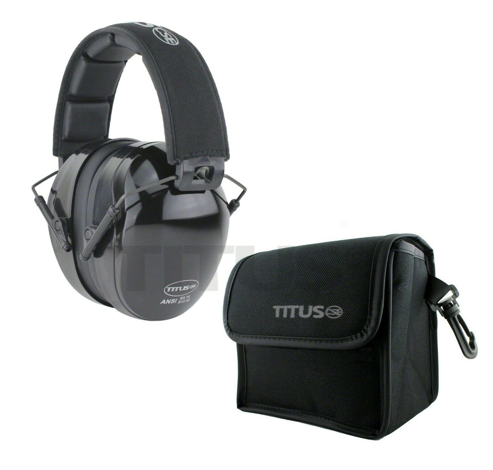 Titus B4 Hearing Protection Shooting Gun Range Ansi Osha Noise Reduction Earmuff