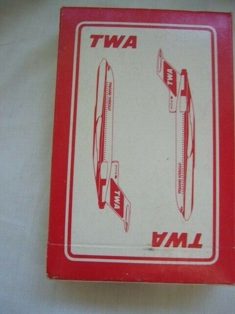 Twa  Airlines Deck Of Playing Cards Vintage