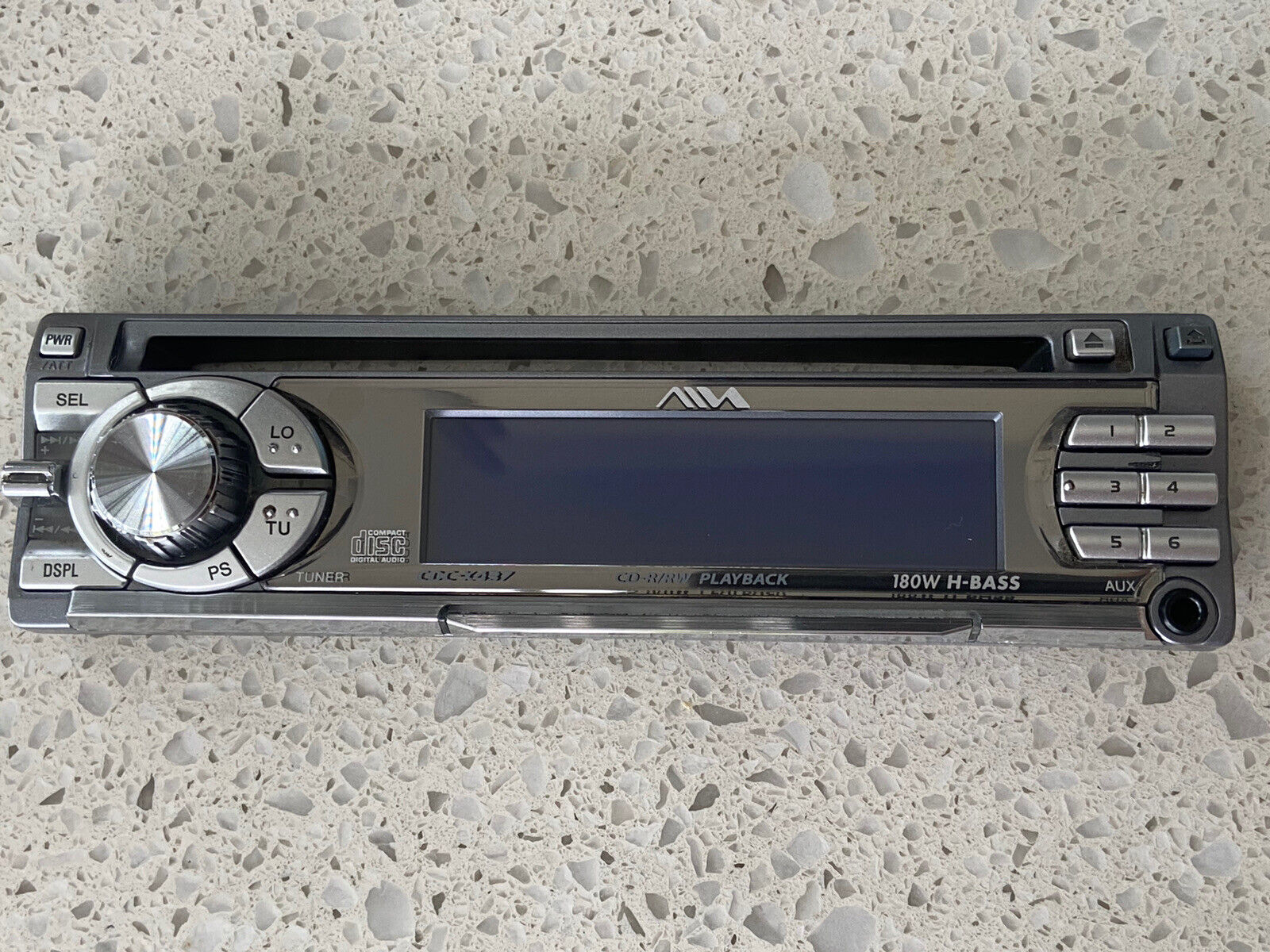 Aiwa Cdc-x437 Car Stereo Detachable Faceplate Only  Aiwa Cdc-x437 Faceplate Oem