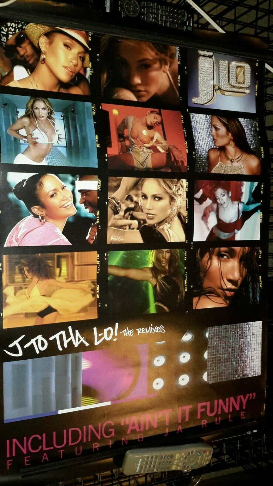 J Lo -j To The Lo! The Remixes-1 Poster- 24 X 3 6 Inches - Very Rare-oop!!!!