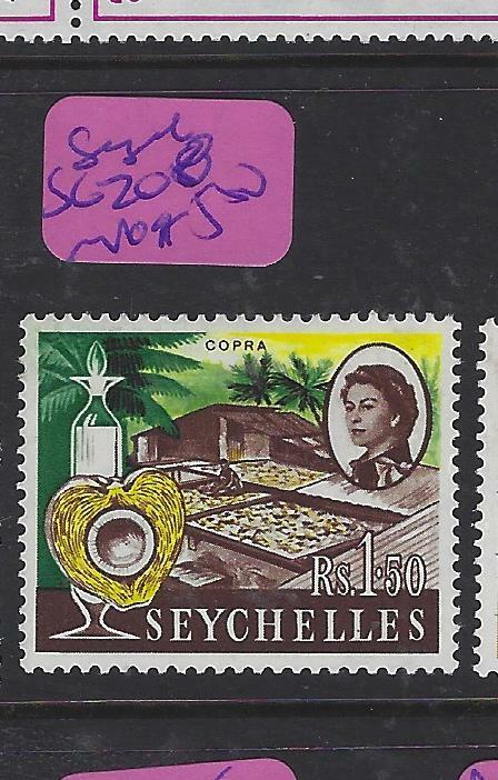 Seychelles  (p1104bb) Qeii   1.5r  Sg 208   Mog