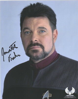Jonathan Frakes Star Trek Next Gen Riker Autograph