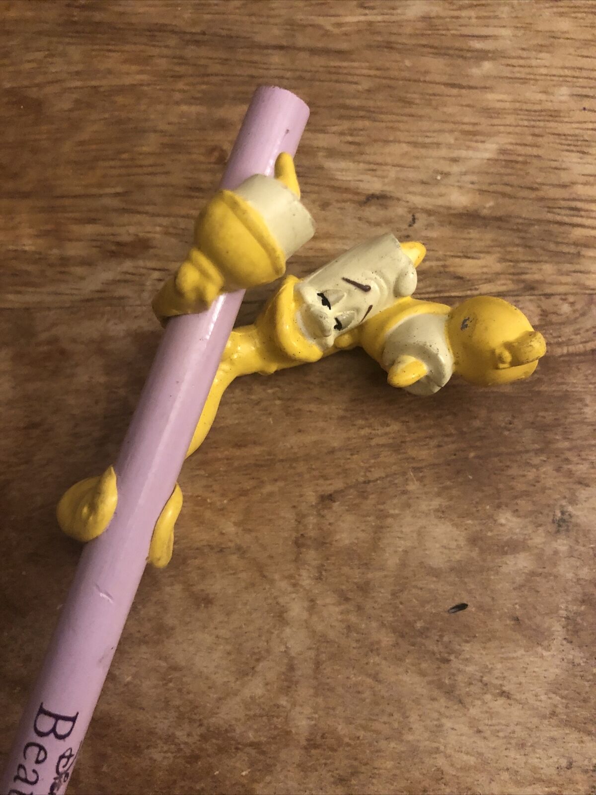 Disney Beauty And The Beast Pencil Applause Lumiere Collectible Vintage
