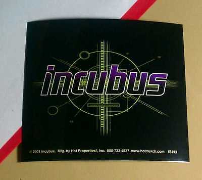 Incubus Purple Green Black Case Amp Board Rock Music Sticker