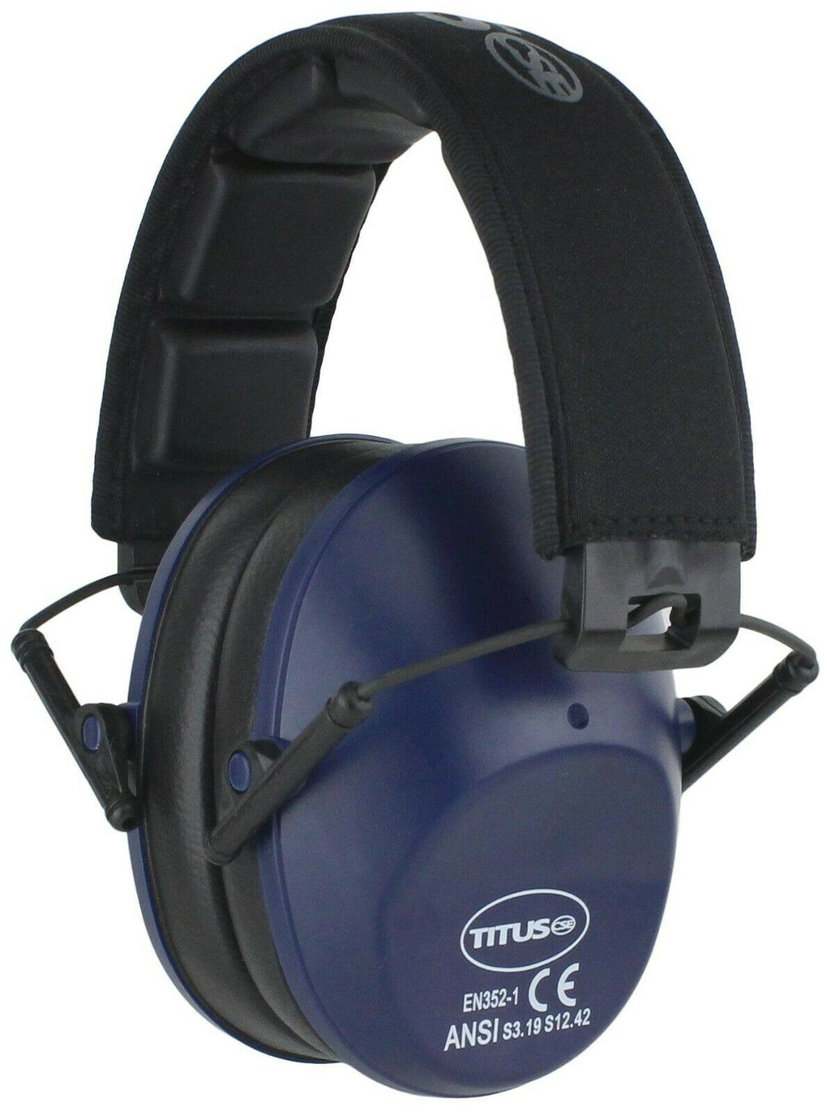 Titus Low Profile Ear Muffs 34 Nrr Range Hearing Protection Noise Reduction Ansi