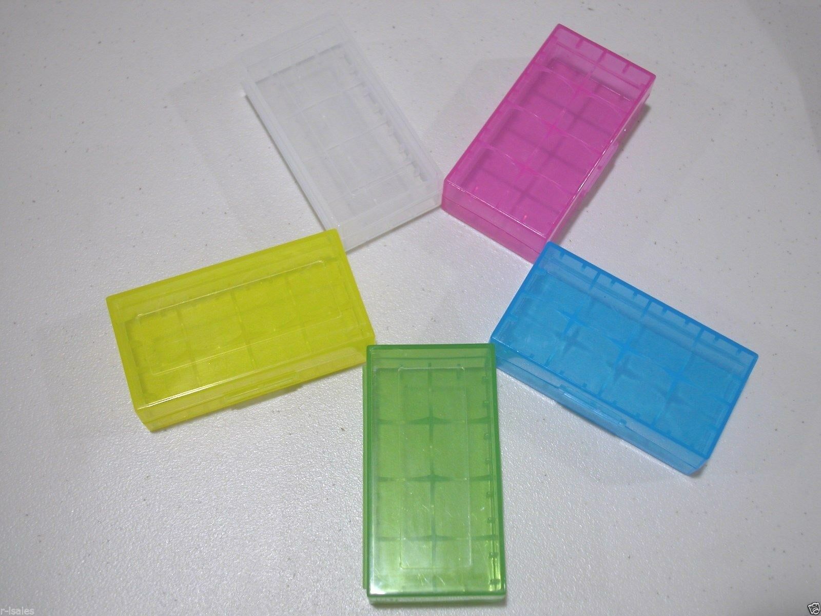10 Pieces  Plastic Storage Case Holder Box For 18650 16340 Cr 123a Battery