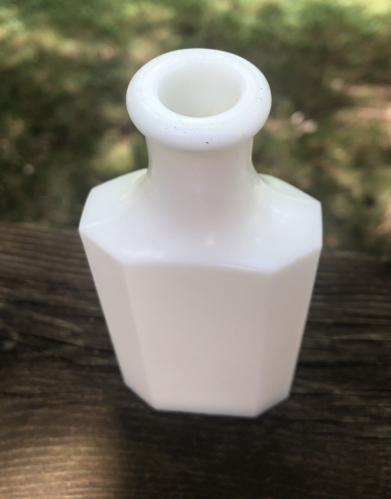 Antique Sanitol Milk Glass Medicine Bottle