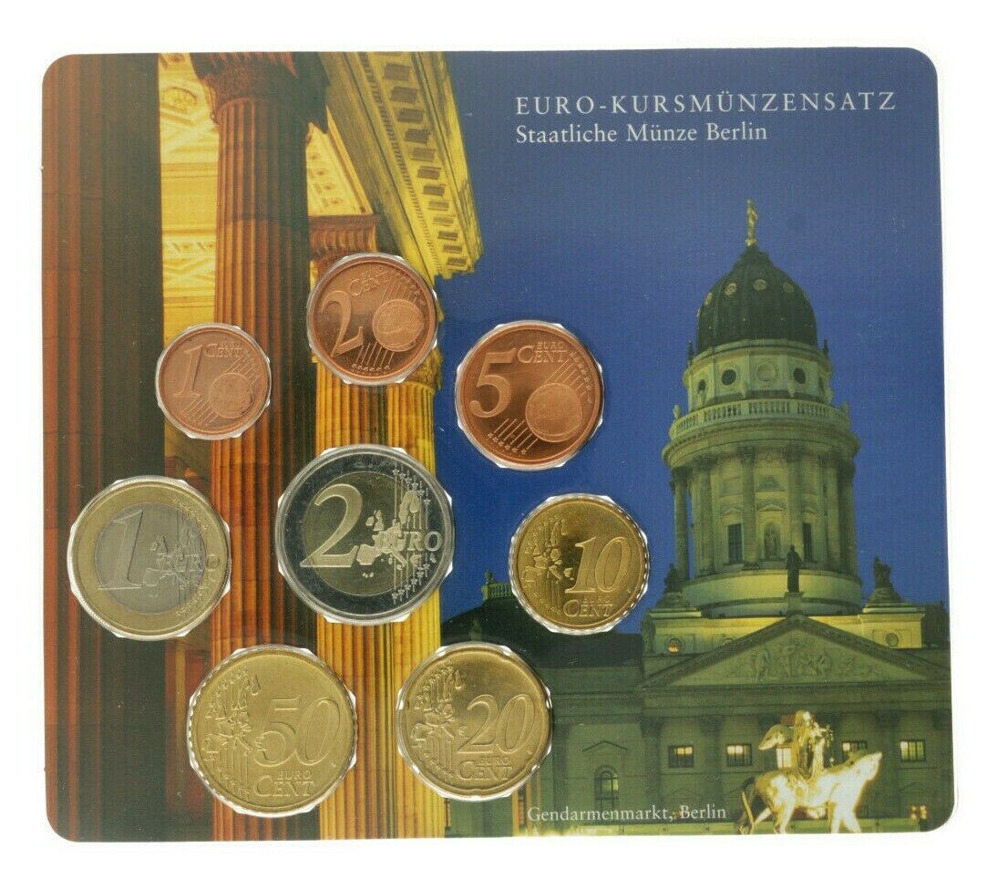 Germany - Euro Coin Set - 'euro Kursmunzensatz Gendarmenmarkt' - 2002 - Bu-set