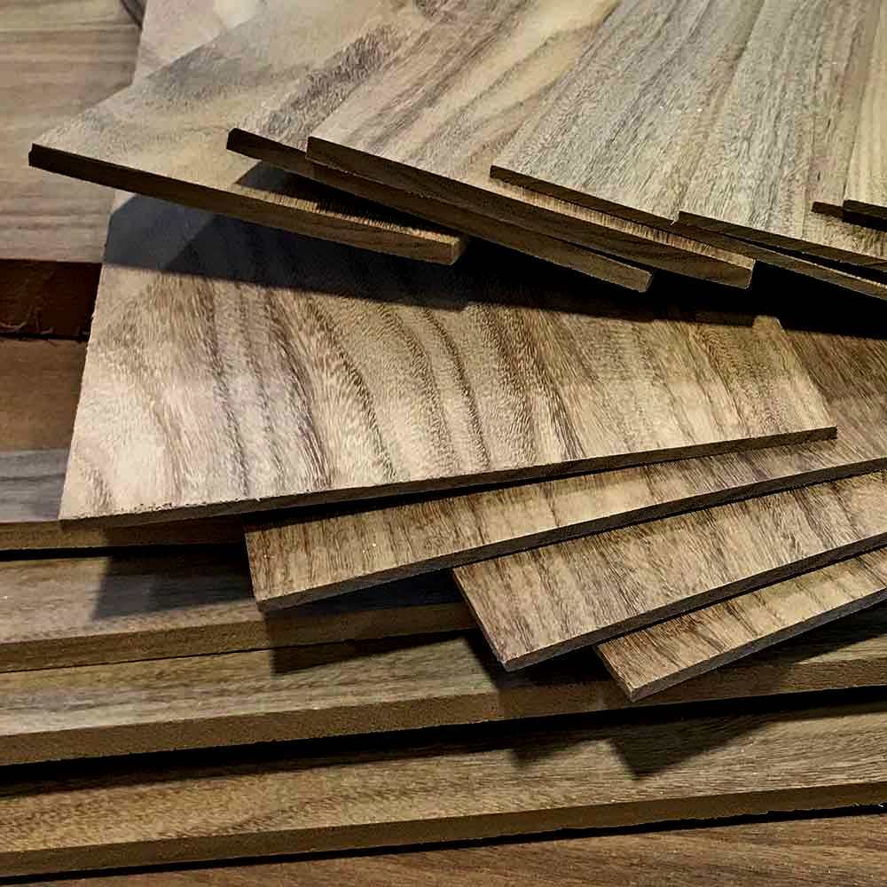 Black Walnut 1/4" X 8" X 12" Thin Wood Lumber Board Scroll Craft Pack Of 5 Or 10